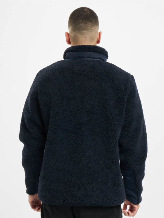 Urban Classics Manteau hiver Sherpa bleu