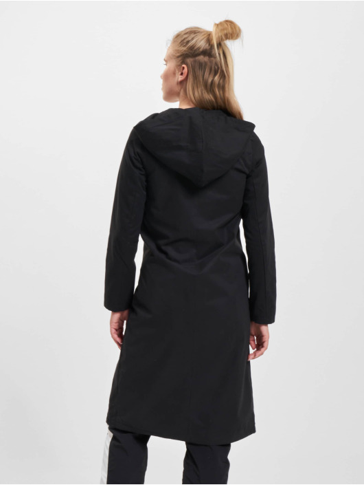 Urban Classics Manteau Ladies Peached Long Asymmetric noir