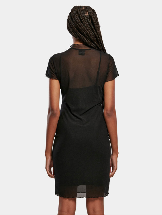 Urban Classics Mekot Ladies Mesh Double Layer musta