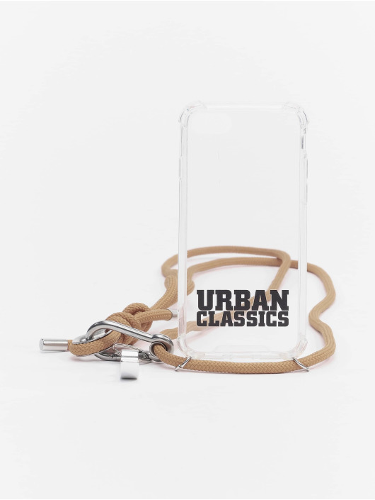 Urban Classics Mobile phone cover I Phone 8 Handy Necklace beige