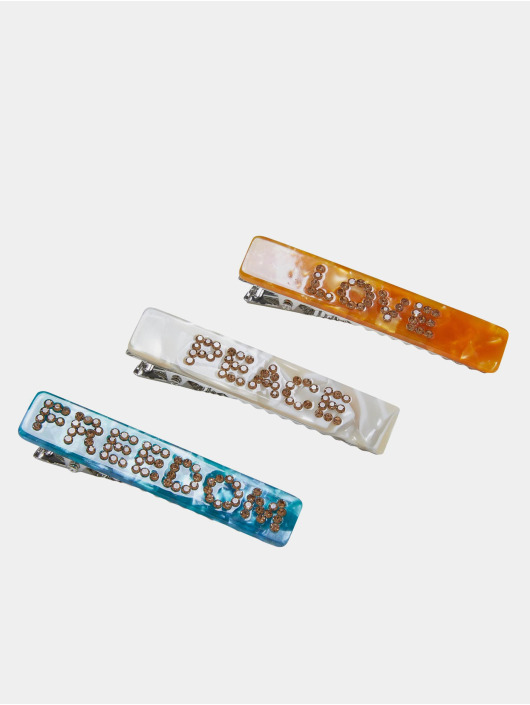 Urban Classics More Statement Hair Clips 3-Pack colored