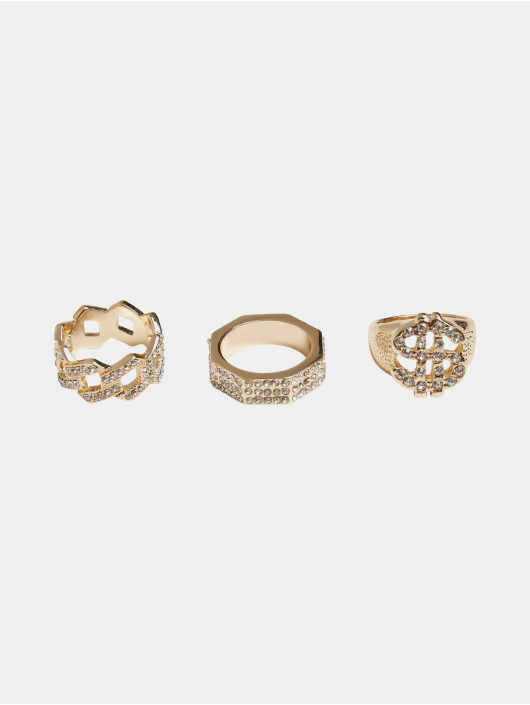 Urban Classics More Dollar Ring gold colored