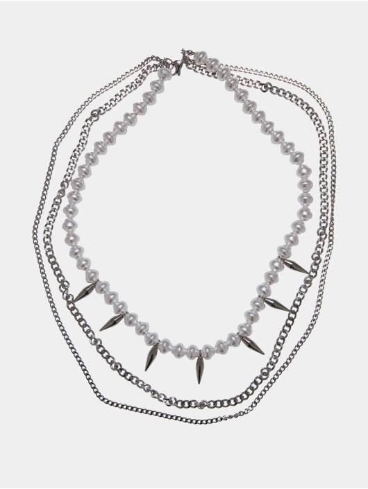 Urban Classics More Meridian Pearl Layering silver colored