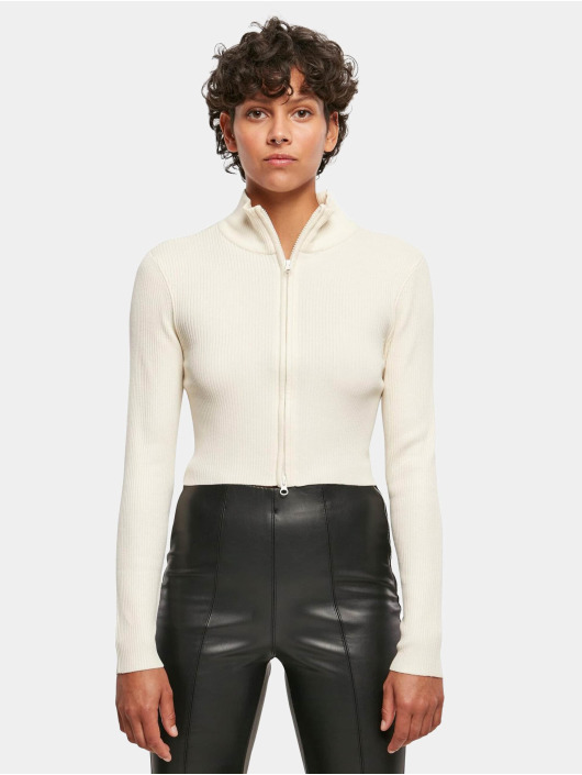 Urban Classics Neuleet Ladies Cropped Rib Knit beige