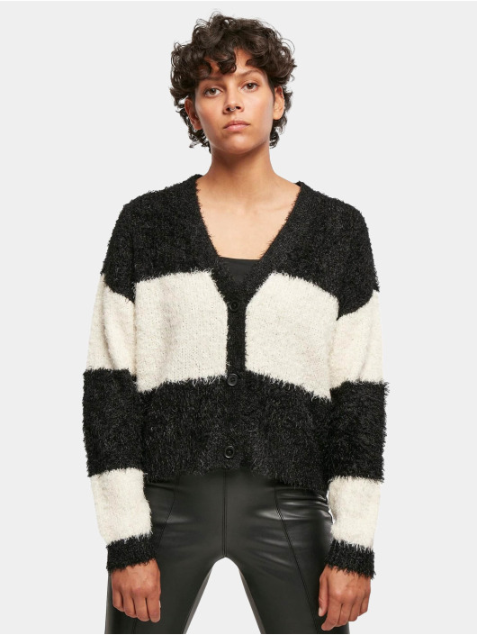 Urban Classics Neuleet Ladies Short Oversized Feather musta