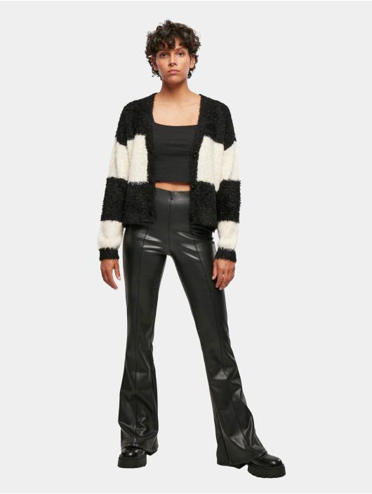 Urban Classics Neuleet Ladies Short Oversized Feather musta