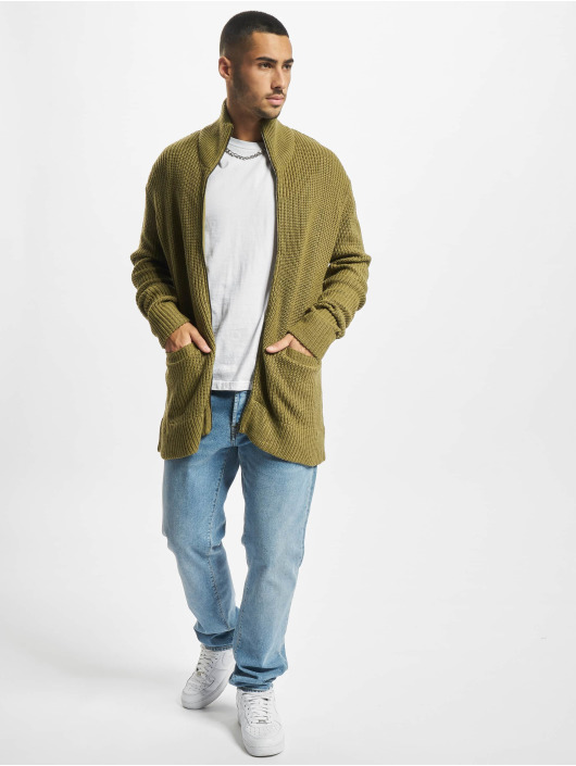 Urban Classics Neuleet Zip oliivi