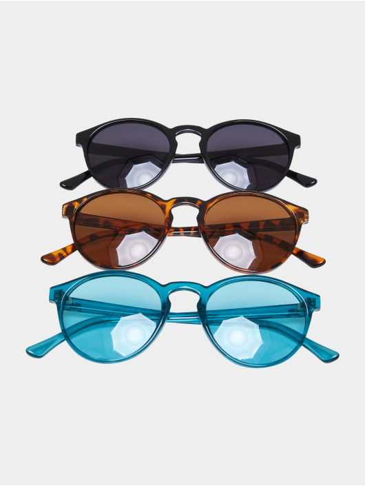 Urban Classics Occhiali Sunglasses Cypress 3-Pack nero