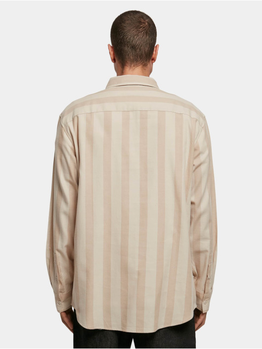 Urban Classics overhemd Striped beige