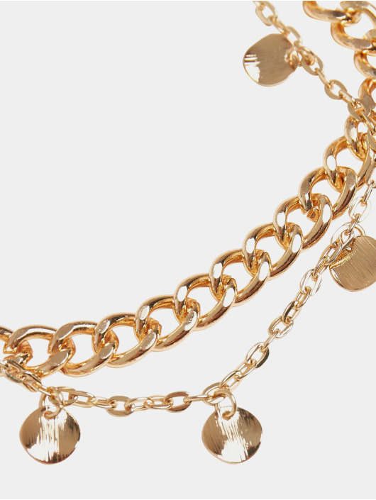 Urban Classics Overige Charmy Anklet goud