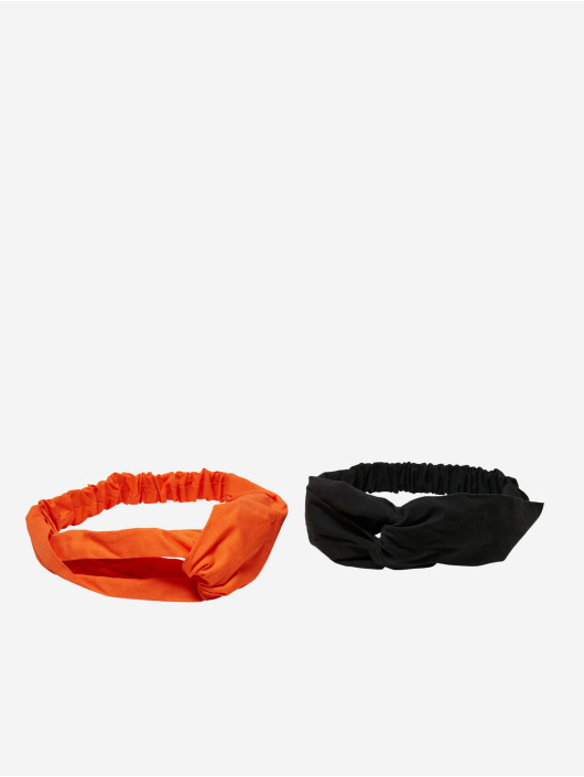 Urban Classics Overige Light Basic Headband 2-Pack oranje