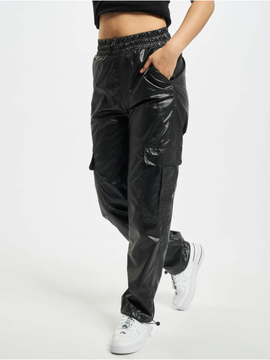 Urban Classics Pantalon cargo Shiny Cargo noir