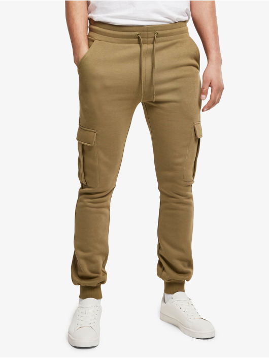Urban Classics Pantalone ginnico Cargo oliva