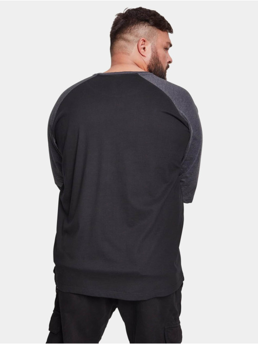 Urban Classics Pitkähihaiset paidat Contrast 3/4 Sleeve Raglan musta