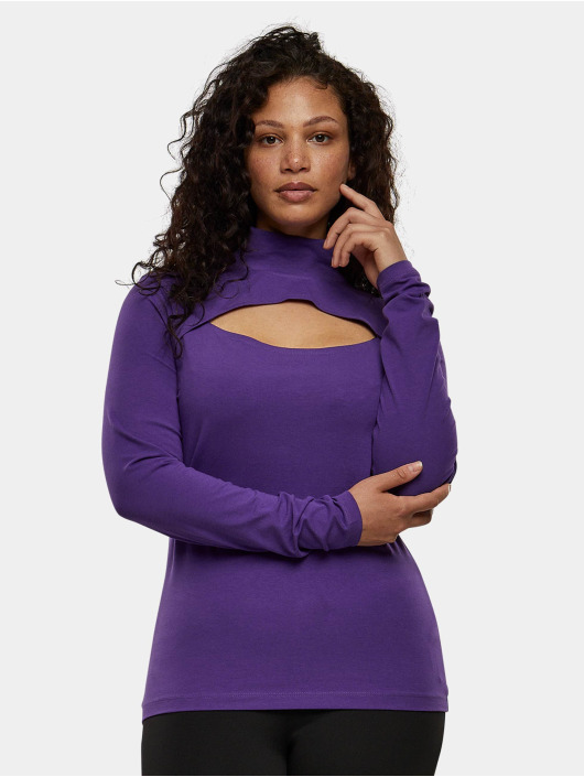 Urban Classics Pitkähihaiset paidat Cut-Out Turtleneck purpuranpunainen