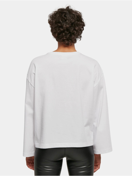 Urban Classics Pitkähihaiset paidat Ladies Organic Oversized Wide valkoinen