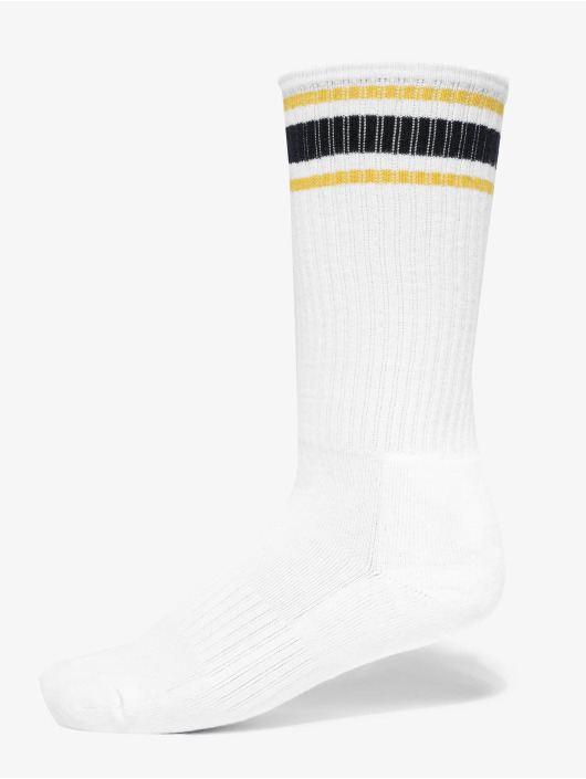 Urban Classics Ponožky Long Stripe 2-Pack biela