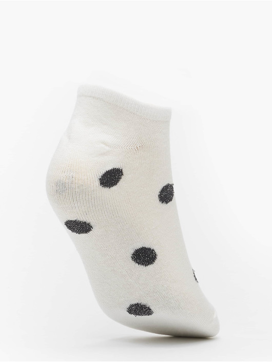 Urban Classics Ponožky No Show Socks Dots 5-Pack biela