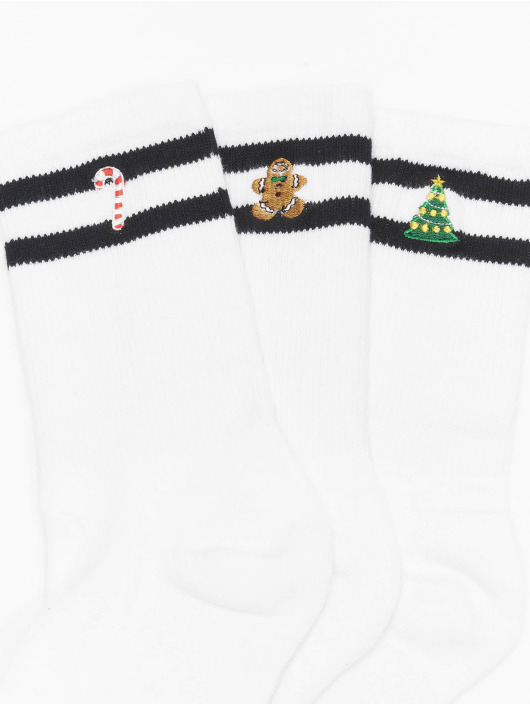 Urban Classics Ponožky Christmas Sporty biela