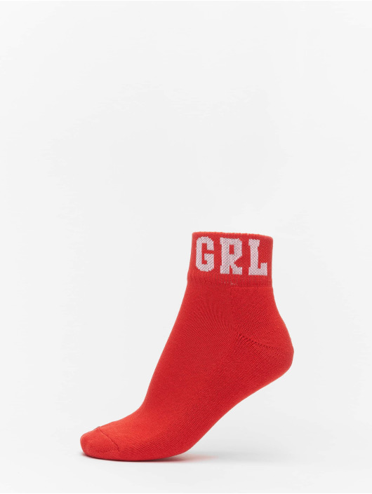 Urban Classics Ponožky Girl Power Socks 3-Pack èervená