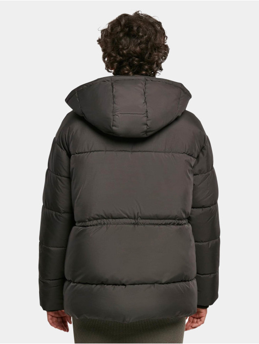 Urban Classics Puffer Jacket Ladies Waisted black