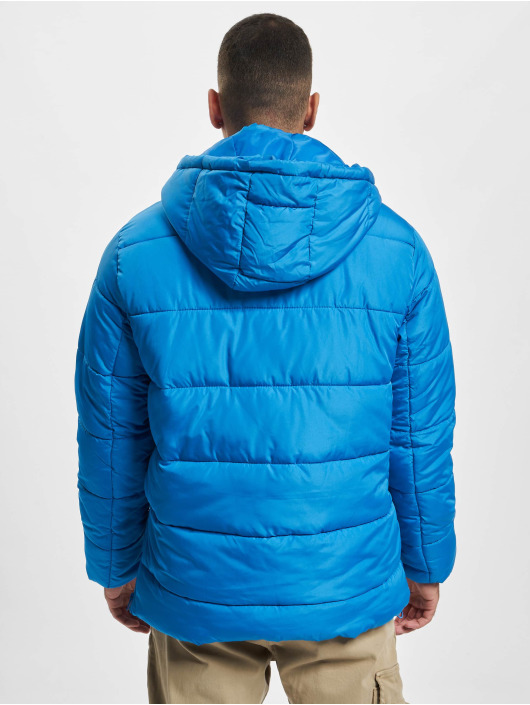 Urban Classics Puffer Jacket Pull Over blau