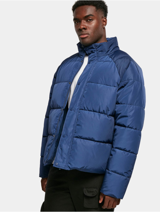 Urban Classics Jacket / Puffer Jacket Raglan in blue 919249