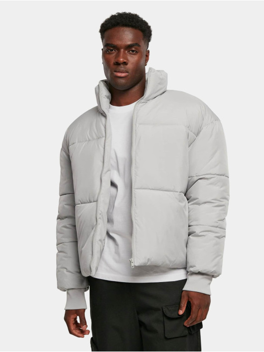Urban Classics Puffer Jacket Short Big grey