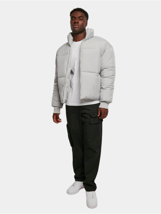 Urban Classics Puffer Jacket Short Big grey