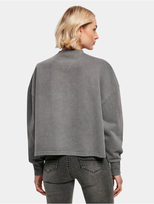 Urban Classics Pullover Ladies Heavy Terry Garment Dye grau