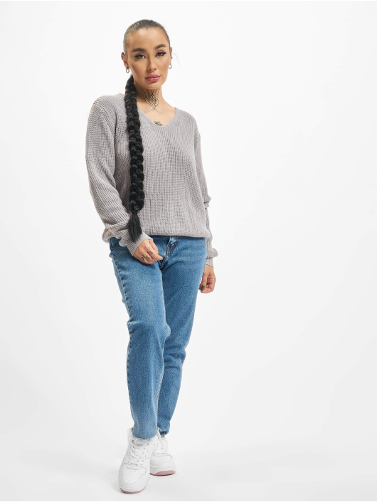 Urban Classics Pullover Back Lace Up grey