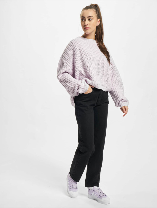Urban Classics Pullover Ladies Wide Oversize purple