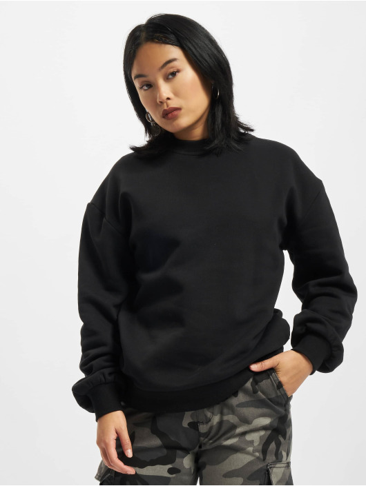 Urban Classics Damen Pullover Organic Oversized in schwarz