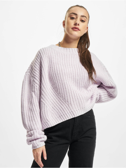 Urban Classics Damen Pullover Ladies Wide Oversize in violet