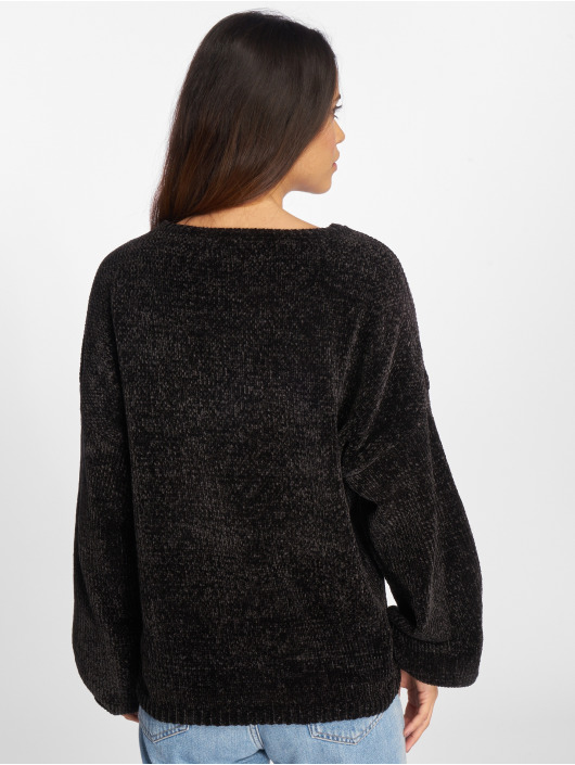 Urban Classics Pulóvre Oversize Chenille èierna