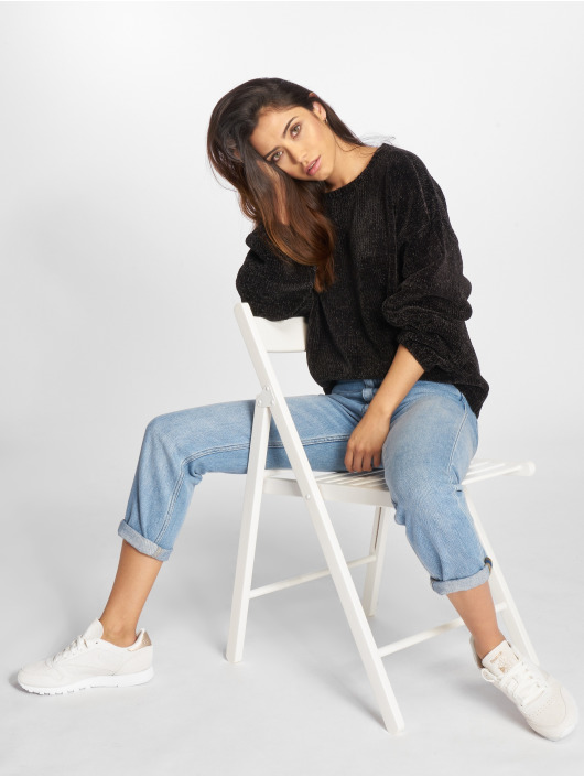 Urban Classics Pulóvre Oversize Chenille èierna