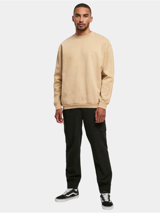 Urban Classics Puserot Heavy Terry Garment Dye Crew beige