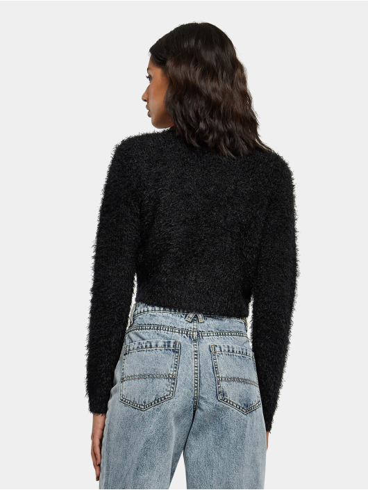 Urban Classics Puserot Tied Cropped Feather musta