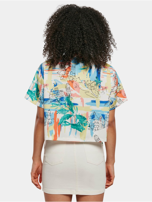 Urban Classics Puserot/Tunikat Ladies Aop Satin Resort kirjava