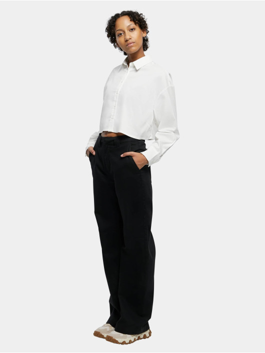 Urban Classics Puserot/Tunikat Cropped valkoinen