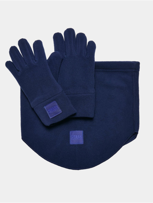 Urban Classics Rękawiczki Fleece niebieski