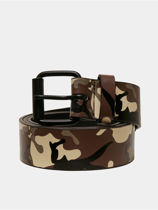 Urban Classics riem Synthetic Leather bruin