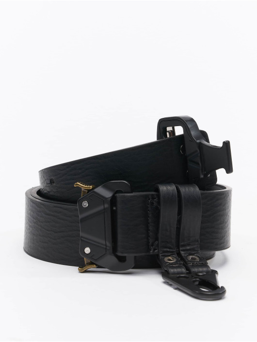 Urban Classics riem Imitation Leather zwart
