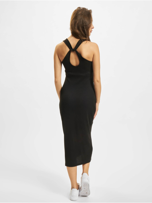 Urban Classics Robe Ladies Midi Sleeveless Rib noir