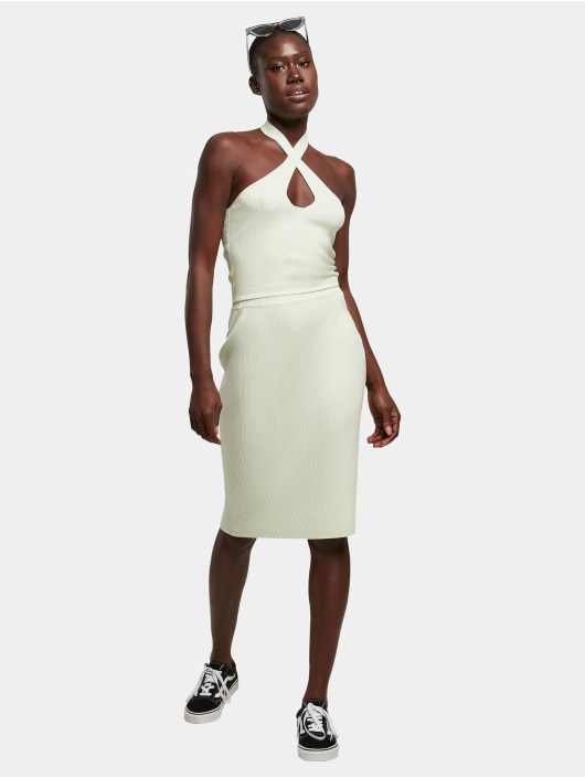 Urban Classics Rok Ladies Rib groen