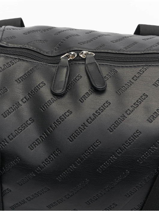 Urban Classics Sac Imitation Leather Weekender noir