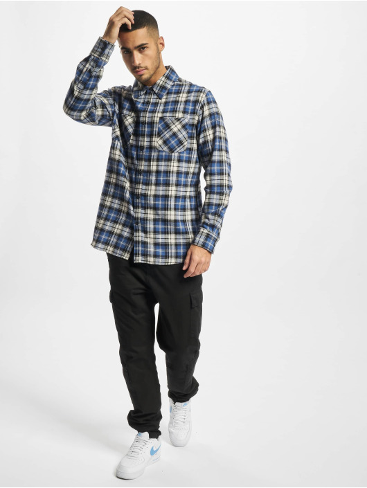 Urban Classics Shirt Checked Rootst blue