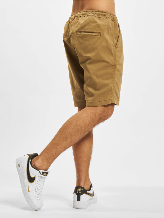 Urban Classics Short Stretch Twill Jogger brun