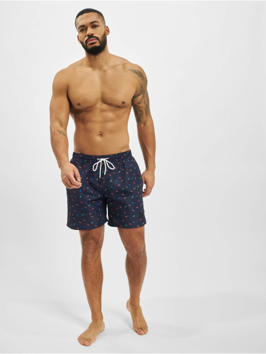 Urban Classics Short de bain Pattern  bleu