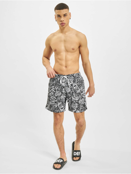 Urban Classics Short de bain Pattern  noir